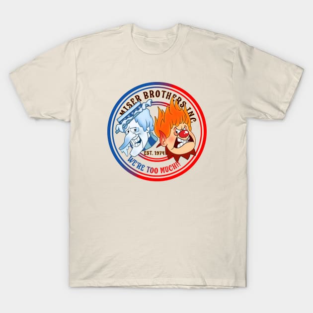 Miser Brothers T-Shirt by Lenny Animals Arts